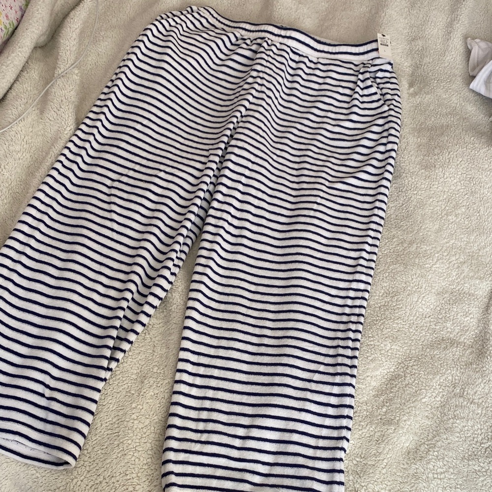 NWT Talbots Aqua Club Large Pool Towel Pants